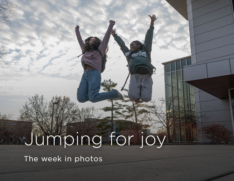 Jumping for joy: The week in photos