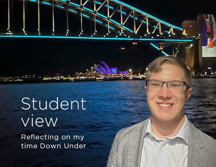 Student view: Reflecting on my time down under