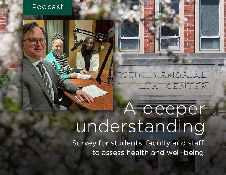 Podcast – A deeper understanding: Survey for students, faculty and staff to assess health and well-being