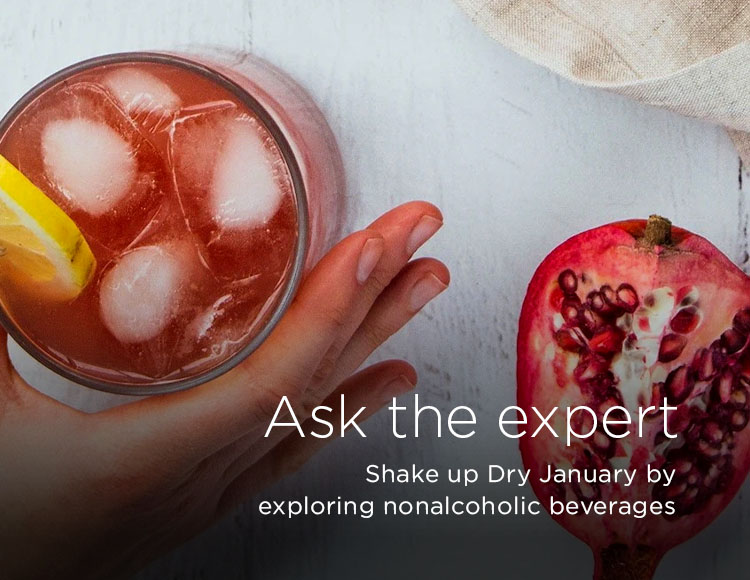 Ask the expert: Shake up Dry January by exploring nonalcoholic beverages