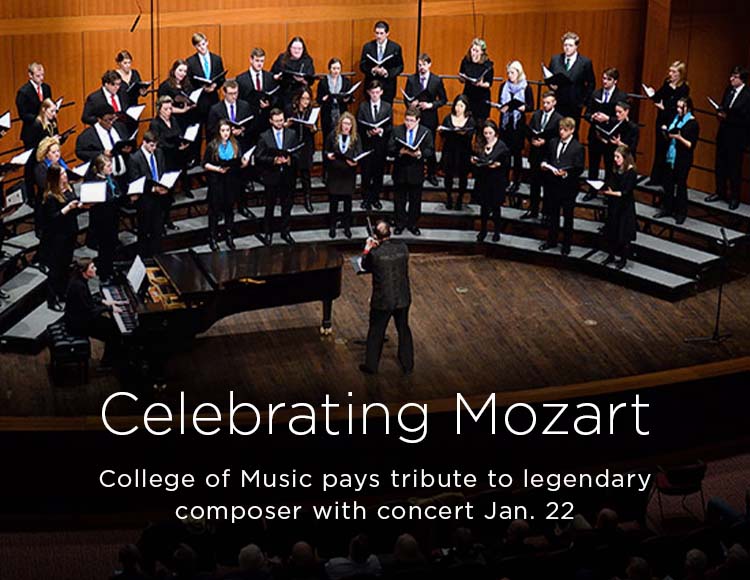 Celebrating Mozart: College of Music pays tribute to legendary composer with concert Jan. 22