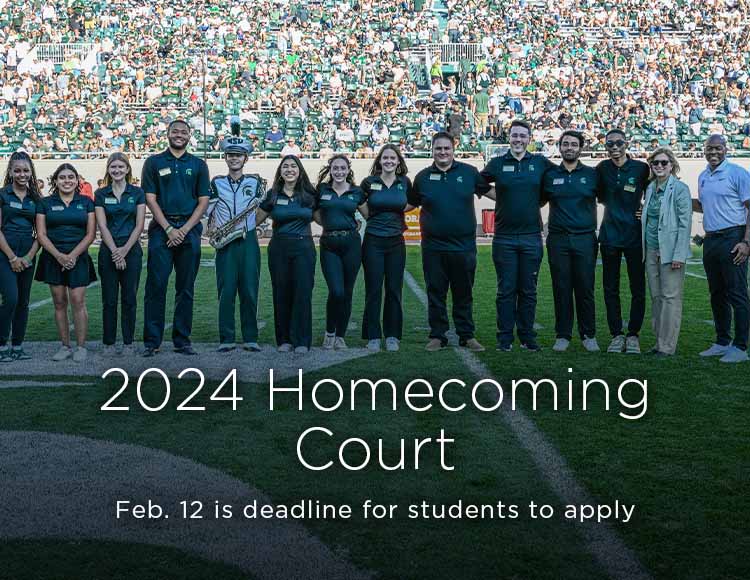2024 Homecoming Court: Feb. 12 is deadline for students to apply