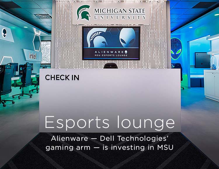 Esports lounge: Alienware — Dell Technologies’ gaming arm — is investing in MSU 