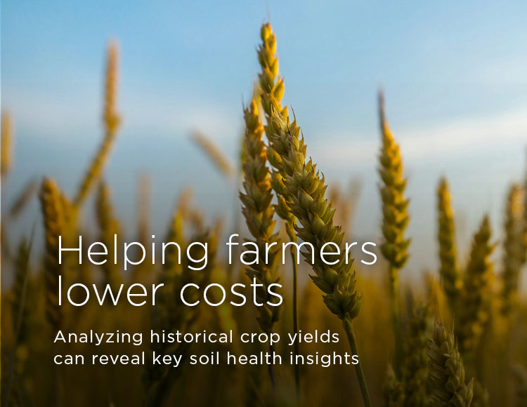 Helping farmers lower costs: Analyzing historical crop yields can reveal key soil health insights