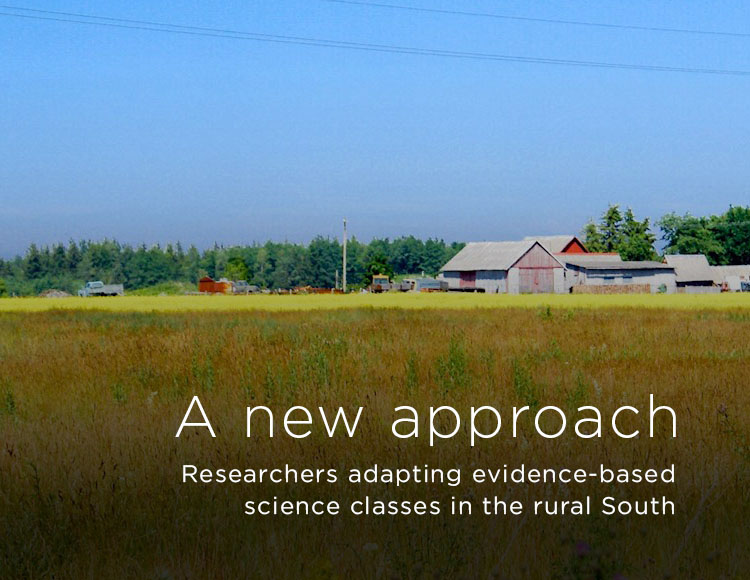 A new approach: Researchers adapting evidence-based science classes in the rural South