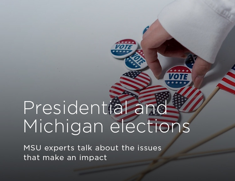 Presidential and Michigan elections: MSU experts talk about the issues that make an impact