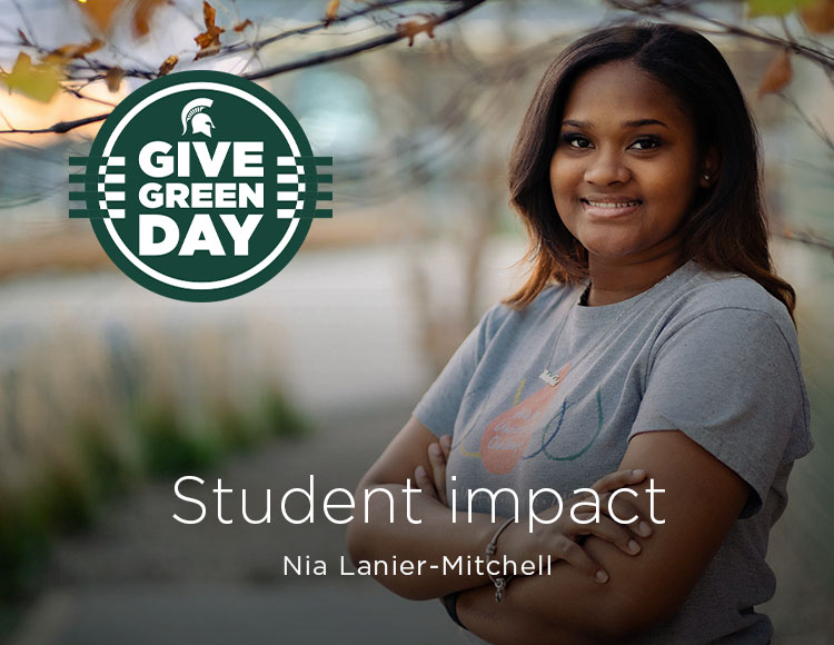Student impact: Nia Lanier-Mitchell