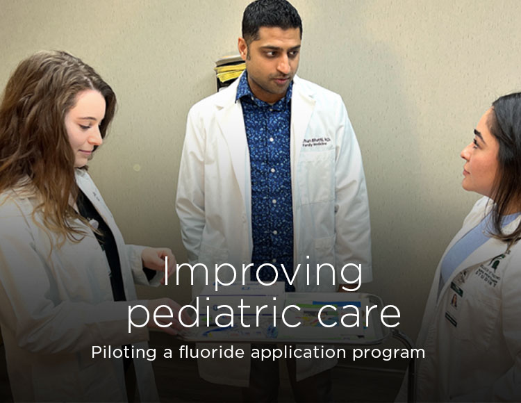 Improving pediatric care: Piloting a fluoride application program