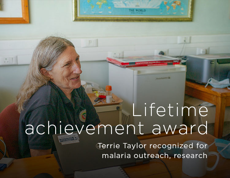 Lifetime achievement award: Terrie Taylor recognized for malaria outreach, research