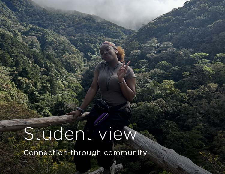 Student view: Connection through community