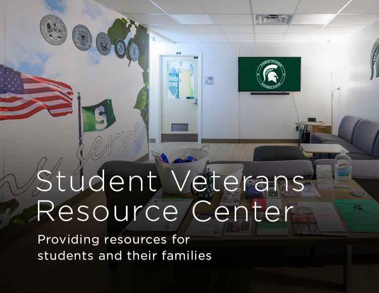 Student Veterans Resource Center: Providing resources for students and their families
