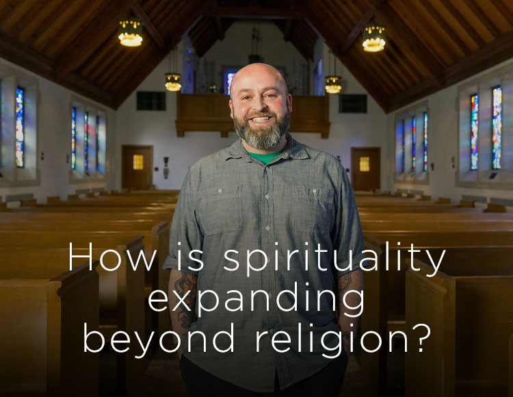 How is spirituality expanding beyond religion?