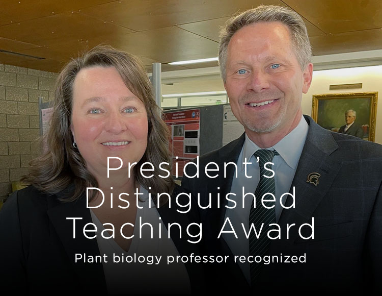 President’s Distinguished Teaching Award: Plant biology professor recognized
