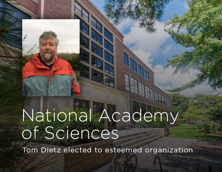 National Academy of Sciences: Tom Dietz elected to esteemed organization