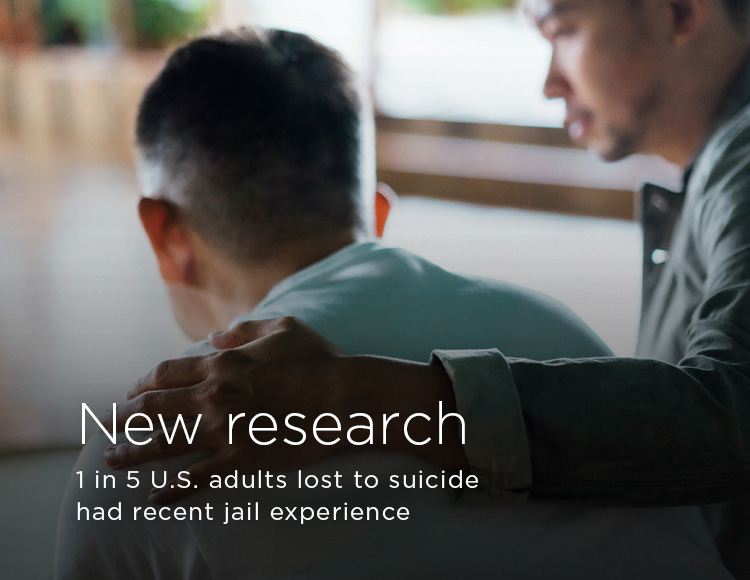 New research: 1 in 5 U.S. adults lost to suicide had recent jail experience