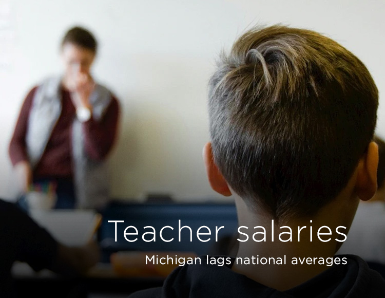 Teacher salaries: Michigan lags national averages