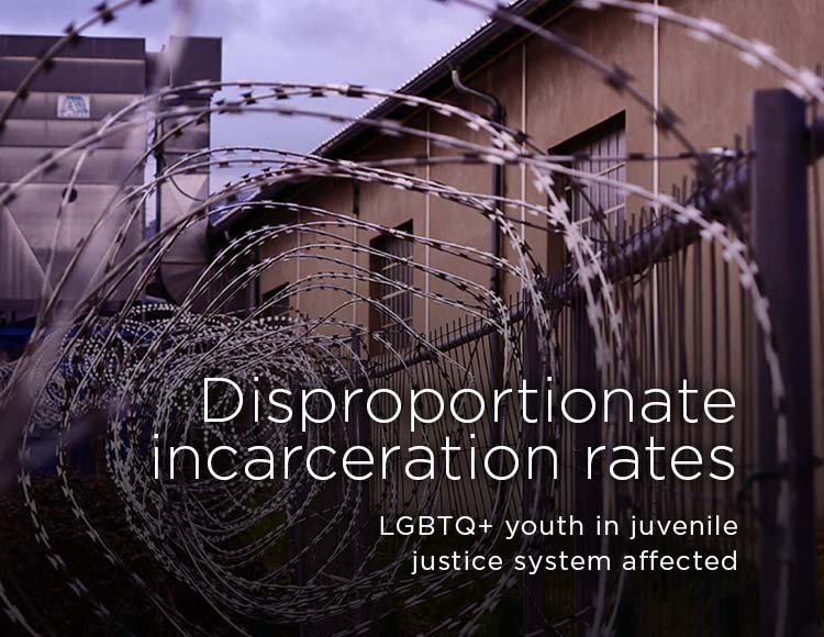 Disproportionate incarceration rates: LGBTQ+ youth in juvenile justice system affected