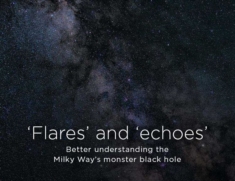 ‘Flares’ and ‘echoes’: Better understanding the Milky Way’s monster black hole