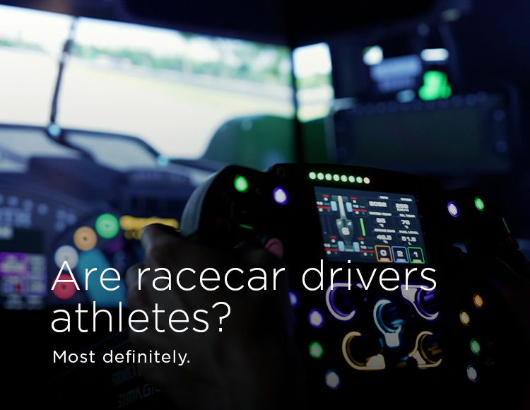 Are racecar drivers athletes? Most definitely.