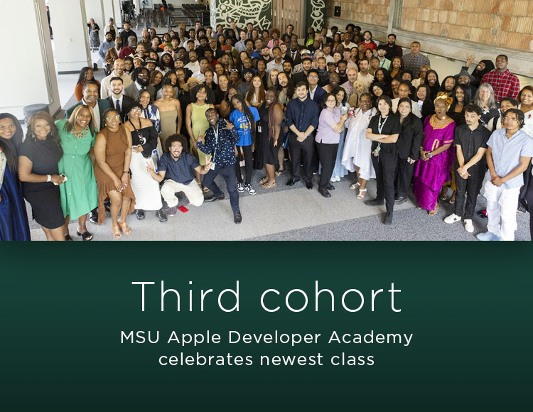 Third cohort: MSU Apple Developer Academy celebrates newest class