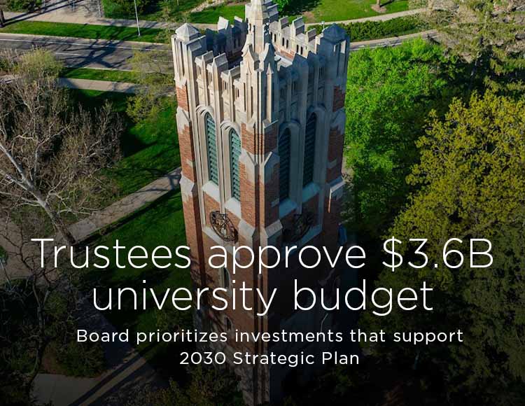 Trustees approve $3.6B university budget: Board prioritizes investments that support 2030 Strategic Plan