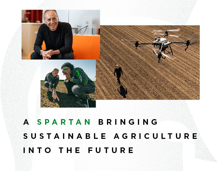 A Spartan bringing sustainable agriculture into the future