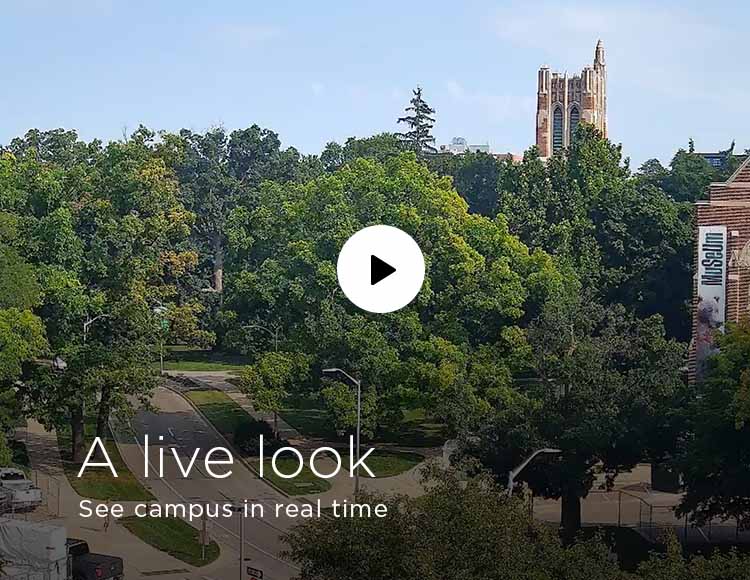 A live look: See campus in real time
