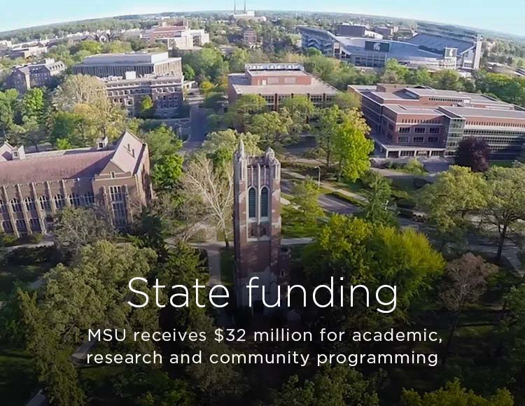 State funding: MSU receives $32 million for academic, research and community programming