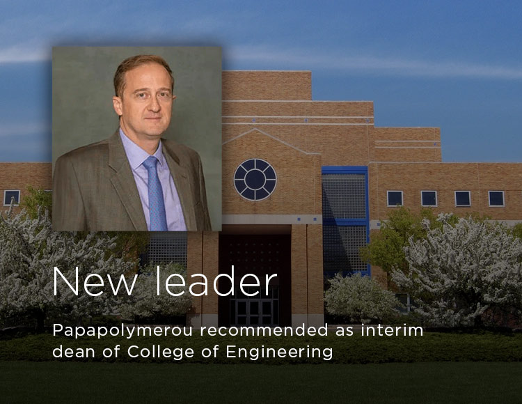 New leader: Papapolymerou recommended as interim dean of College of Engineering