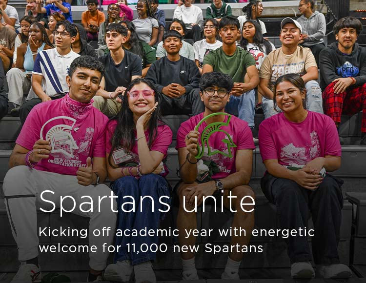Spartans unite: Kicking off academic year with energetic welcome for 11,000 new Spartans