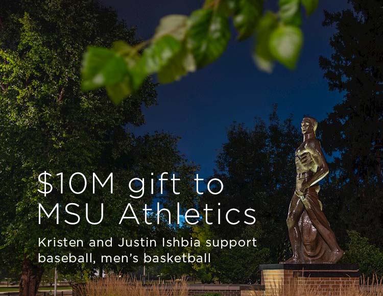 $10M gift to MSU Athletics: Kristen and Justin Ishbia support baseball, men’s basketball