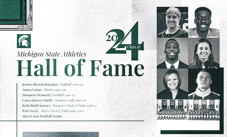 Michigan State Athletics Class of 2024 Hall of Fame