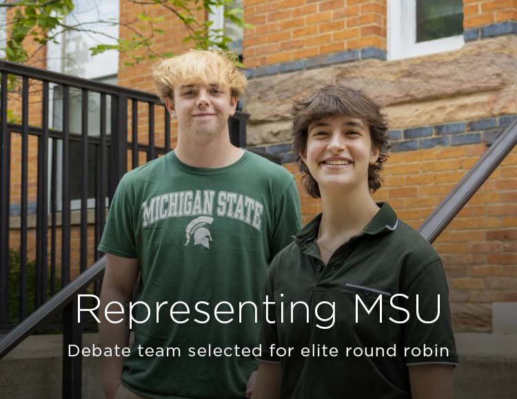 Representing MSU: Debate team selected for elite round robin