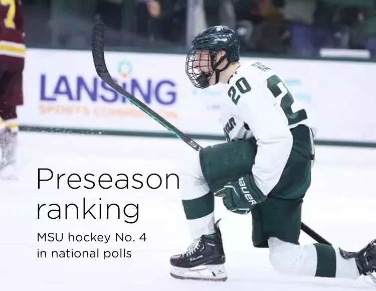 Preseason ranking: MSU hockey No. 4 in national polls