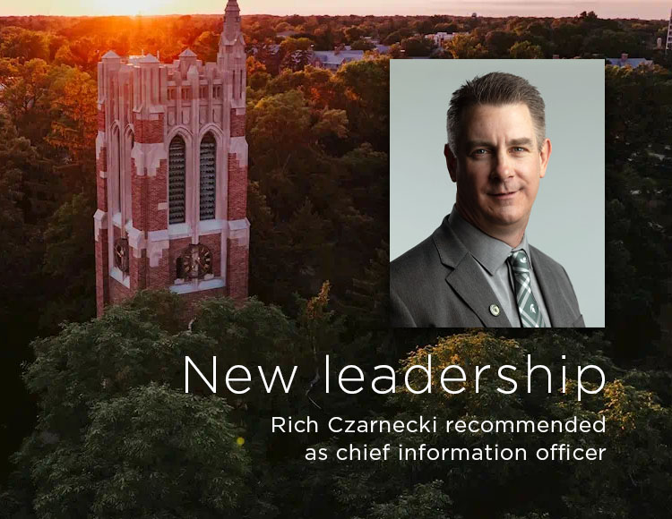 New leadership: Rich Czarnecki recommended as chief information officer