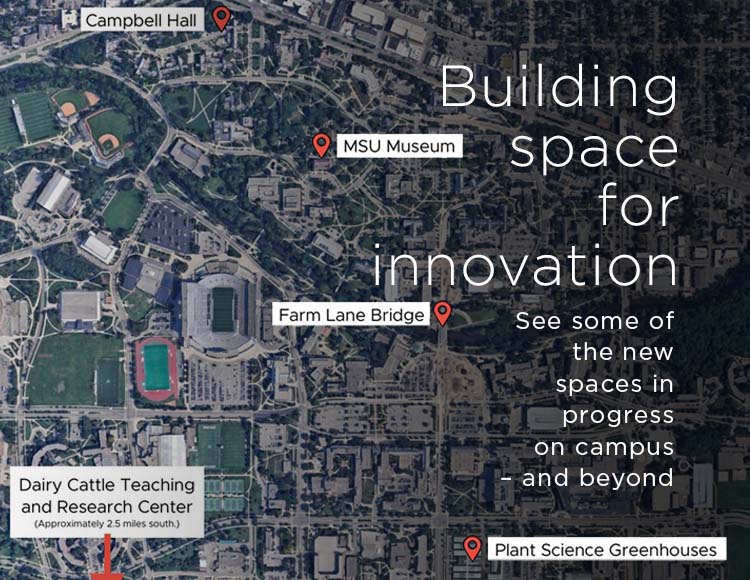 Building space for innovation: See some of the new spaces in progress on campus – and beyond