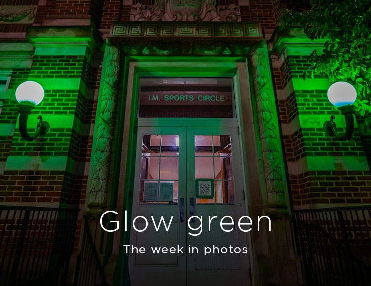 Glow green: The week in photos