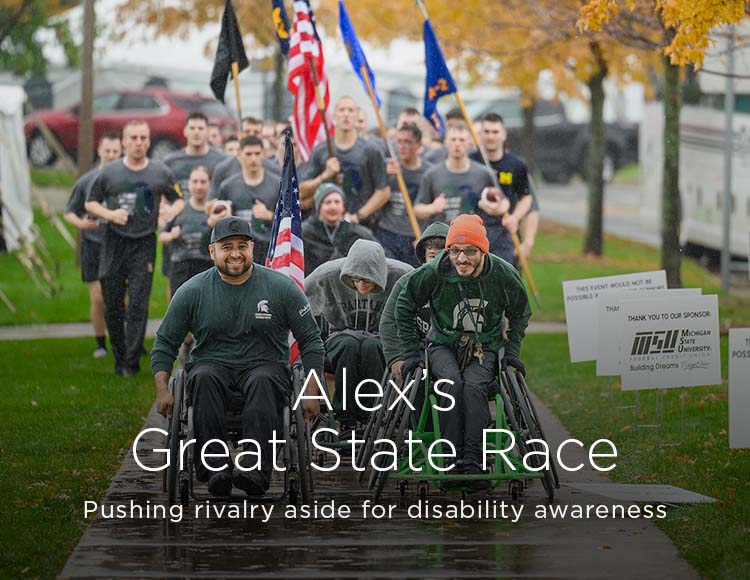 Alex’s Great State Race: Pushing rivalry aside for disability awareness