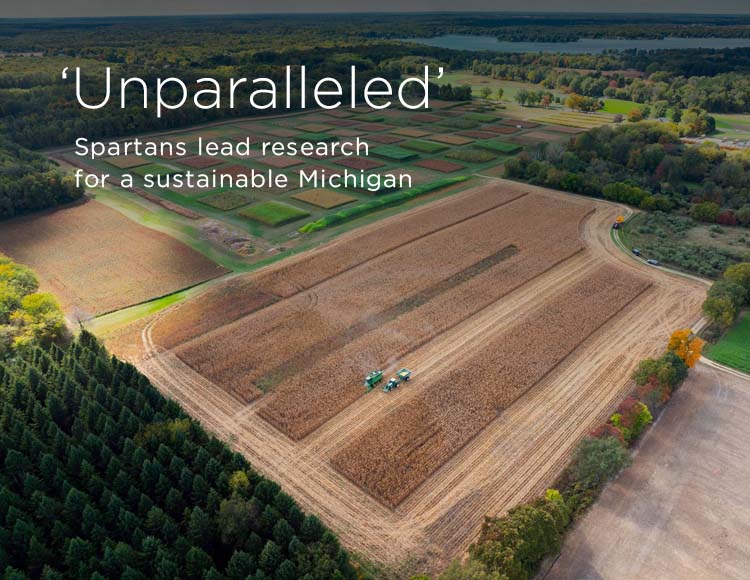 ‘Unparalleled’: Spartans lead research for a sustainable Michigan