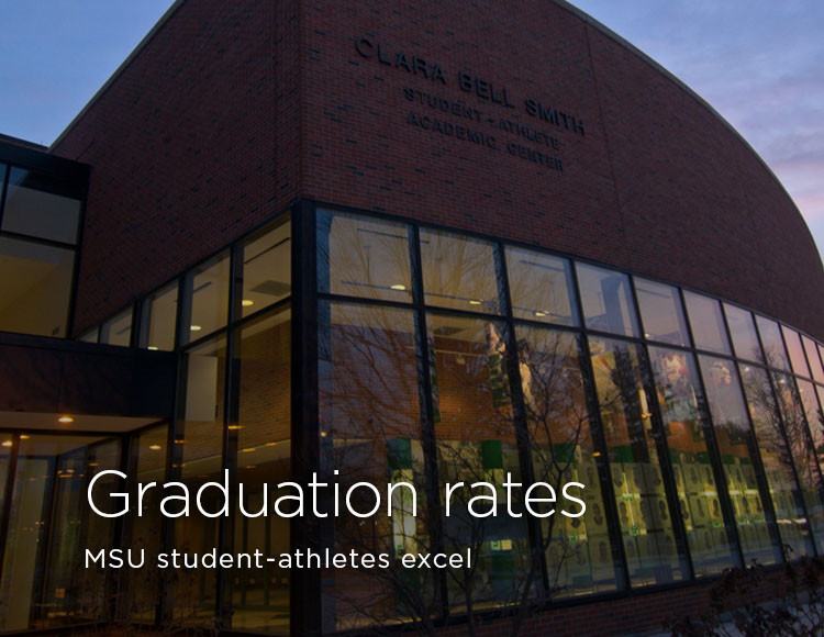 Graduation rates: MSU student-athletes excel