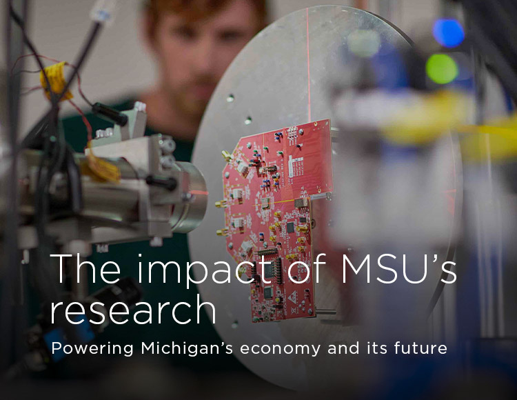The impact of MSU’s research: Powering Michigan’s economy and its future