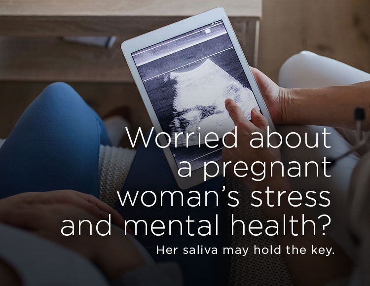 Worried about a pregnant woman’s stress and mental health? Her saliva may hold the key.