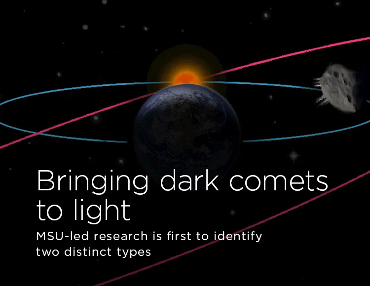 Bringing dark comets to light: MSU-led research is first to identify two distinct types
