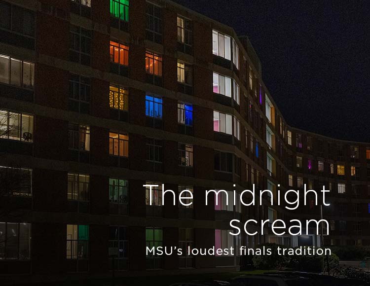 The midnight scream: MSU’s loudest finals tradition
