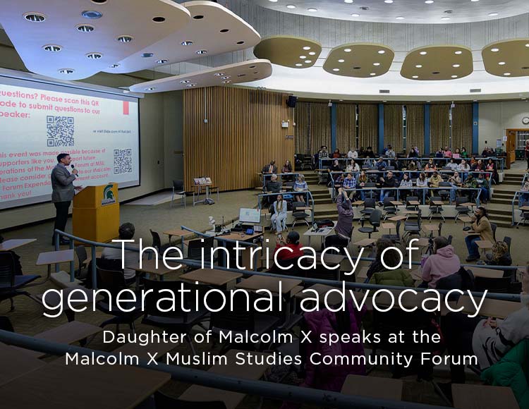 The intricacy of generational advocacy: Daughter of Malcolm X speaks at the Malcolm X Muslim Studies Community Forum